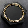 6MM Men's Special Box Lock Cuban Chain Link Bracelet 9"