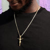 Small Jesus Christ full Body Charm Necklace Set 24"