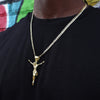 Large Jesus Christ full Body Charm Necklace Set 24"