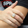 Men's Iced out Hip Hop CZ Ring Size10-11