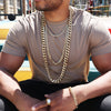 14MM Gold Classic Curb Chain Necklace 30"36"