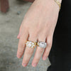 Men's Iced out Hip Hop CZ Ring Size10-11