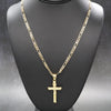 Handmade INRI Crucifix Cross Jesus Charm Necklace Set 24"
