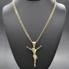 Large Jesus Christ full Body Charm Necklace Set 24"