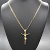 Small Jesus Christ full Body Charm Necklace Set 24"