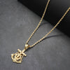 Medium Hand made Gold Anchor Charm Necklace 24"