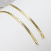 4MM Women's Gold Classic Herringbone Chain Anklet Foot Jewelry 10"