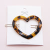 Women's Heart Shape Barrette Hair Clips 1pcs