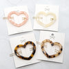 Women's Heart Shape Barrette Hair Clips 1pcs