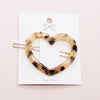 Women's Heart Shape Barrette Hair Clips 1pcs