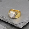 Men's Iced out Classic Bling Bling Ring Size10-11