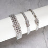 Women's High-Polish Cubic Zirconia Tennis Bracelet 7.5"