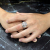 Men's Iced out Classic Bling Bling Ring Size10-11