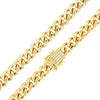 8MM Iced Out Cuban Chain Link Bracelet 9"
