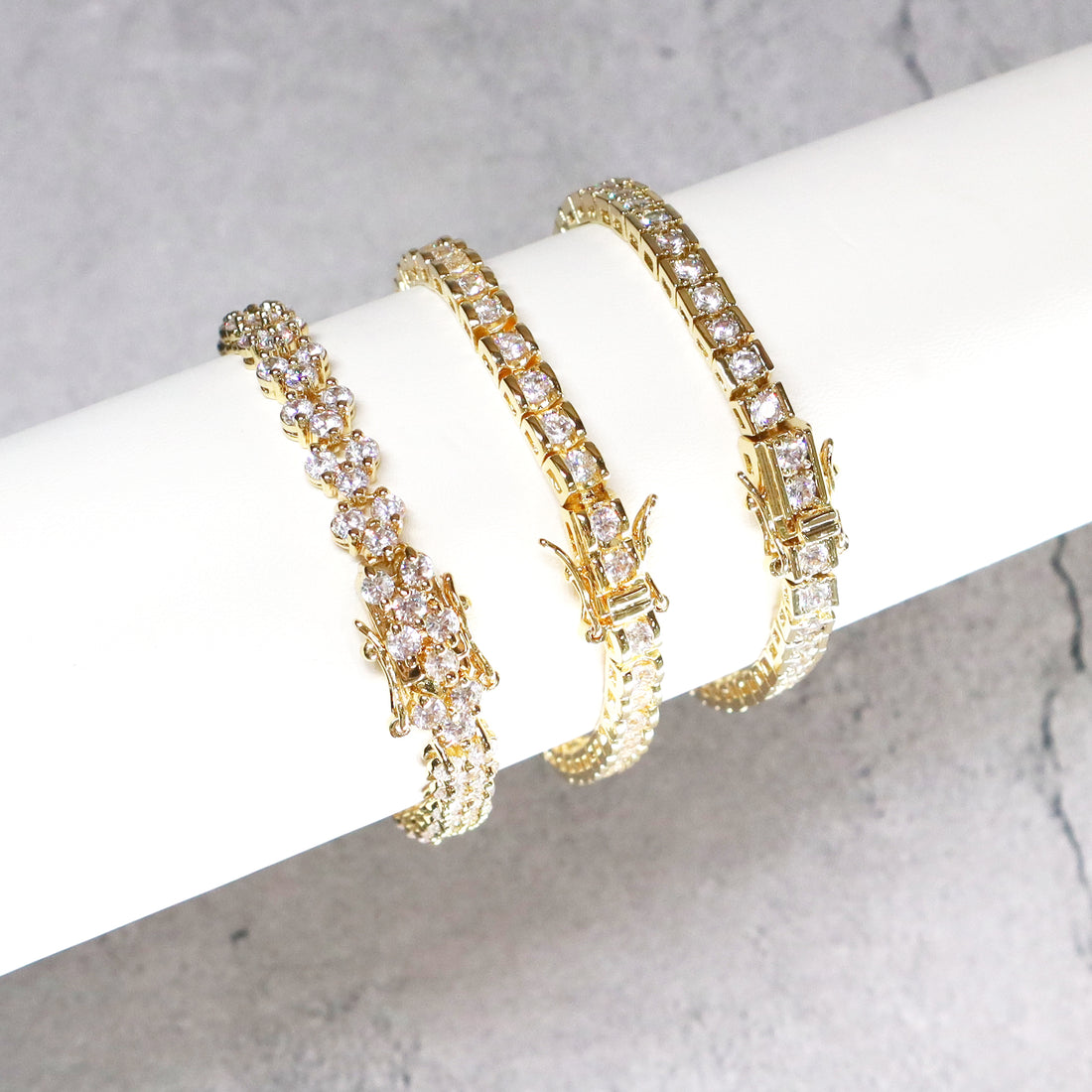  Gold Tennis Bracelets