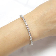  Women's Round Cut Prong setting Cubic Zirconia Tennis Bracelet 7.5"