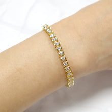  Women's Sparkling Classic Cubic Zirconia Tennis Bracelet 7.5"