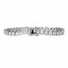 Women's S-Link Rhodium Cubic Zirconia Tennis Bracelet 7.5"