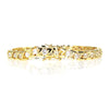 Women's Z-line Gold Cubic Zirconia Tennis Bracelet 7.5"