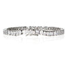 Women's Rectangle Shape Cubic Zirconia Tennis Bracelet 7.5"