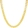 12MM Gold Classic Cuban Chain Necklace 20"24"30"36"