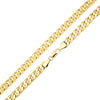 7MM Gold Double Sided Cuban Chain Necklace 20"24"