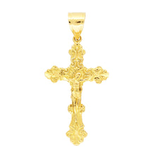  Large Diamond Cut Jesus Body Crucifix Cross Charm