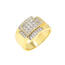  Men's Iced out Classic Bling Bling Ring Size10-11