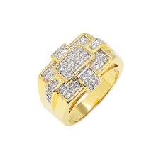  Men's Iced out Hip Hop CZ Ring Size10-11