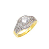 Women's Sparkling Round cut Cubic Zirconia Ring Size7,8,9