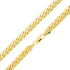 8MM Gold Miami Cuban Chain in 14K Gold Plated 20"24"