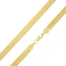  5MM Gold Classic Herringbone Chain Necklace 16"18"20"24"30"