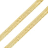 7MM Gold Classic Herringbone Chain Necklace 20"24"30"36"