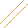 4MM Gold Classic Rope Chain Necklace 18"20"24"30"36"