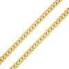 7MM Gold Classic Curb Chain Necklace 24"30"