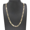 6MM Gold Classic Figaro Chain Necklace 20"24"