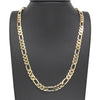 10MM Gold Classic Figaro Chain Necklace 20"24"30"36"