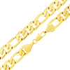 12MM Gold Classic Figaro Chain Necklace 20"24"30"36"