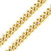 14MM 14K Gold Hidden Lock Curb Chain link 18" 20" 24" 30"