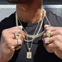  12MM Gold Miami Cuban Chain in 14K Gold Plated 20"24"30"