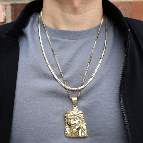 6MM Unisex Gold Miami Cuban Chain in 14K Gold Plated 20"