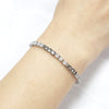 Women's Square Cubic Zirconia Tennis Bracelet 7.5"