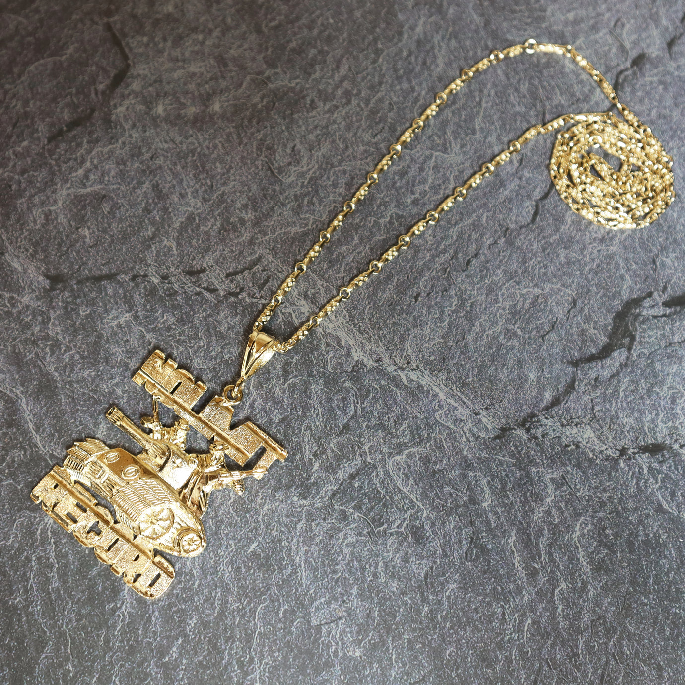 No limit records gold pendant hot sale