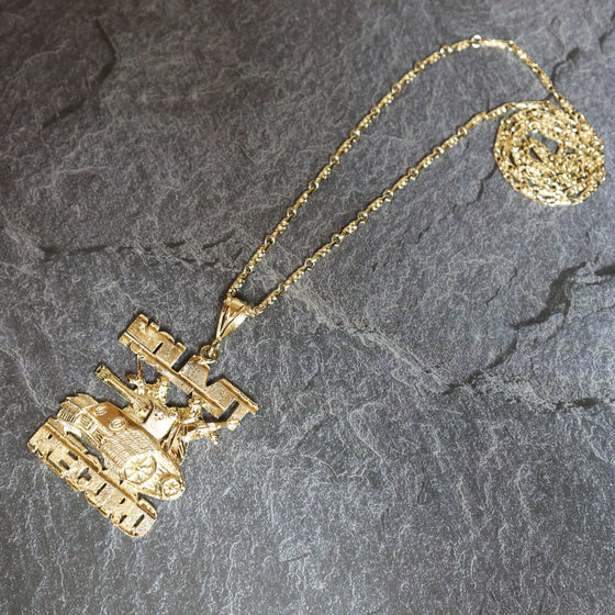 Large No limit Record Hip-Hop Pendant Necklace 36"