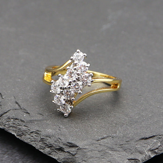 Women's Cubic zirconia Crystal Engagement Ring Size7,8,9