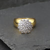 Women's Round Cluster Cubic Zirconia Ring Size7,8,9