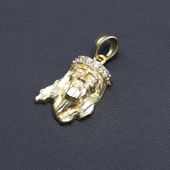 Handcrafted Religious Jesus Face Charm Pendant