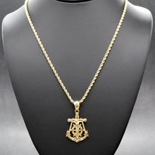  Medium Hand made Gold Anchor Charm Necklace 24"