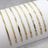 4MM Women's Gold Classic Herringbone Chain Anklet Foot Jewelry 10"
