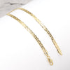 4MM Women's Gold Classic Mariner Chain Anklet Foot Jewelry 10"